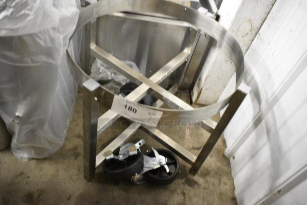 BRAND NEW SCRATCH AND DENT! Metal Bowl Dolly - Image 1 of 4