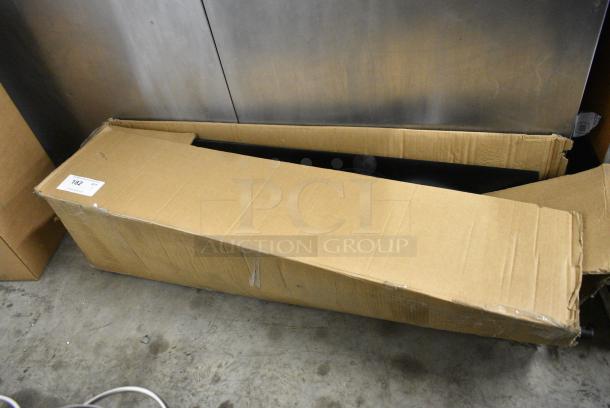 BRAND NEW SCRATCH AND DENT! 664CP96BK Canarm FANBOS 96" Black Variable Speed Industrial Indoor Ceiling Fan CP96BK - 16729 CFM, 105 RPM, 120V, 1 Phase - Image 2 of 6