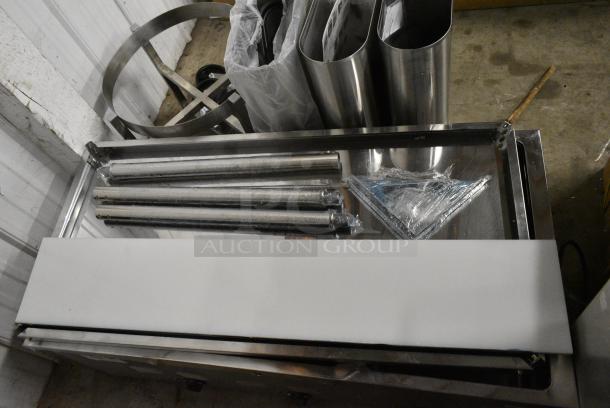 BRAND NEW SCRATCH AND DENT! 2024 Avantco 177STE3S Stainless Steel Three Pan Open Well Electric Steam Table with Undershelf. 120 Volts, 1 Phase. Tested and Working! - Image 2 of 14