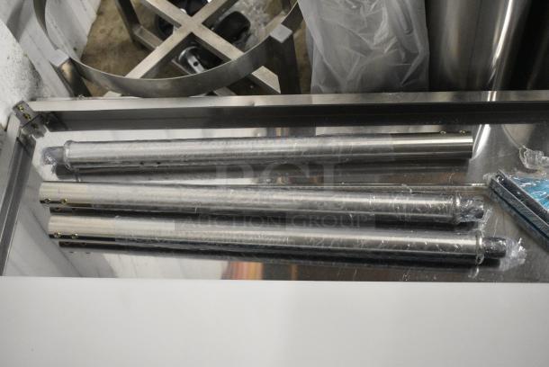 BRAND NEW SCRATCH AND DENT! 2024 Avantco 177STE3S Stainless Steel Three Pan Open Well Electric Steam Table with Undershelf. 120 Volts, 1 Phase. Tested and Working! - Image 3 of 14