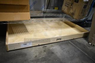 BRAND NEW SCRATCH AND DENT! JonTi Craft Wooden Baltic Birch Storage / Play Table. No Legs.