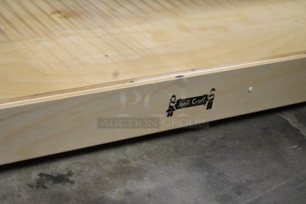 BRAND NEW SCRATCH AND DENT! JonTi Craft Wooden Baltic Birch Storage / Play Table. No Legs. - Image 2 of 3