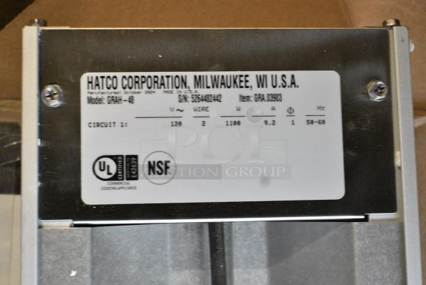 BRAND NEW SCRATCH AND DENT! Hatco GRAH-48 48" Glo-Ray High Wattage Infrared Food Warmer with Toggle Controls. 120 Volts, 1 Phase. - Image 5 of 6