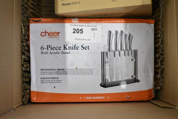 BRAND NEW SCRATCH AND DENT! Cheer CC-KCK002 6 Piece Knife Set - Image 1 of 3