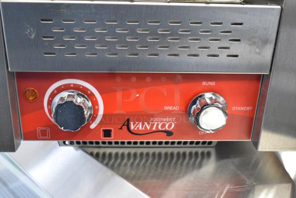 BRAND NEW SCRATCH AND DENT! Avantco 184T140 Commercial 10" Wide Conveyor Toaster with 3" Opening. 300 Slices per Hour. 120 Volts, 1 Phase. Cannot Test Due To Plug Style - Image 6 of 10