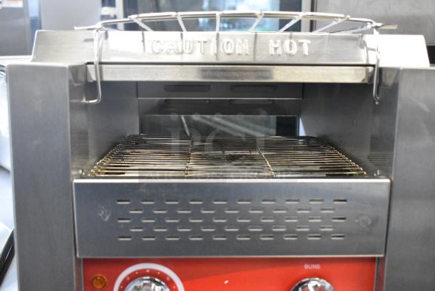 BRAND NEW SCRATCH AND DENT! Avantco 184T140 Commercial 10" Wide Conveyor Toaster with 3" Opening. 300 Slices per Hour. 120 Volts, 1 Phase. Cannot Test Due To Plug Style - Image 7 of 10