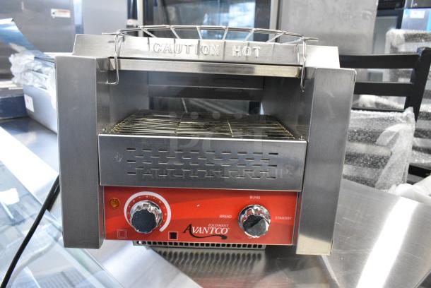 BRAND NEW SCRATCH AND DENT! Avantco 184T140 Commercial 10" Wide Conveyor Toaster with 3" Opening. 300 Slices per Hour. 120 Volts, 1 Phase. Cannot Test Due To Plug Style - Image 8 of 10