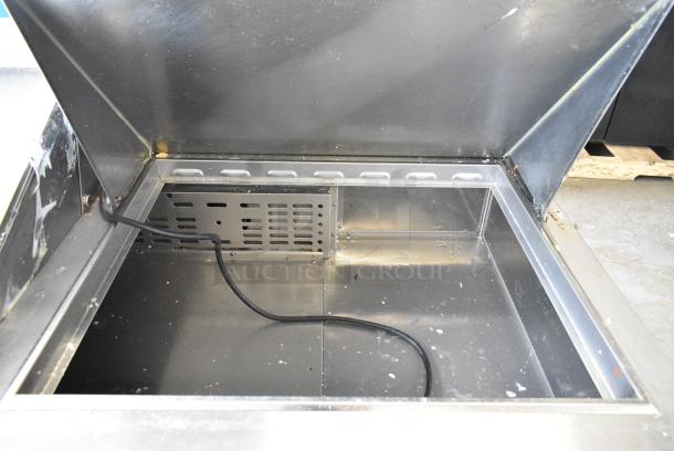 Turbo Air MST-60-24-N Stainless Steel Commercial Sandwich Salad Prep Table Bain Marie Mega Top on Commercial Casters. 115 Volts, 1 Phase. Tested and Powers On But Does Not Get Cold - Image 6 of 10