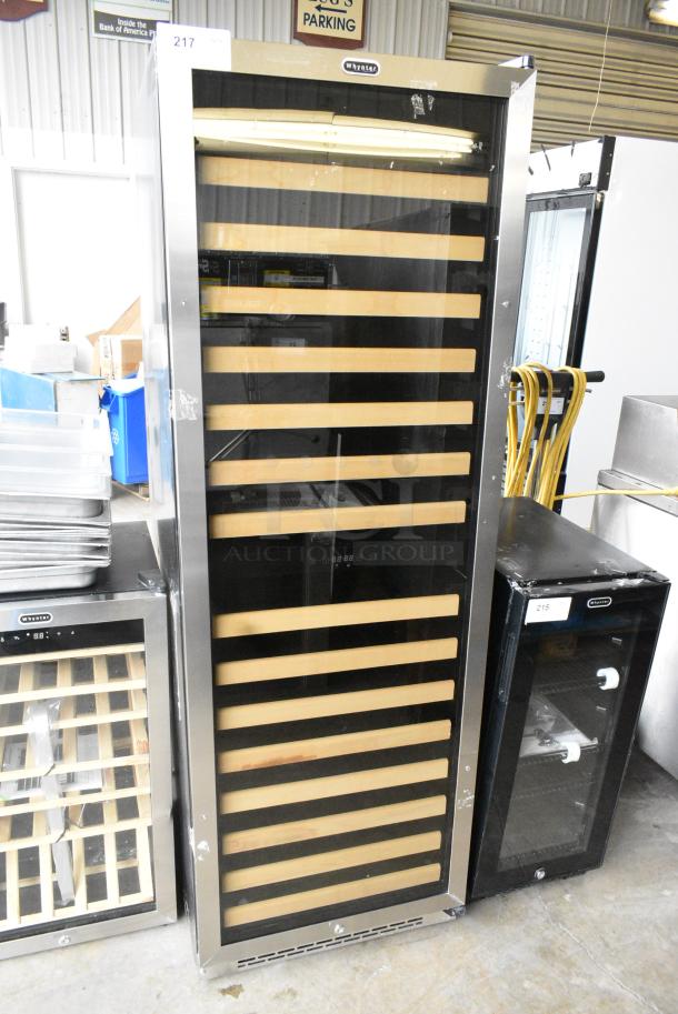 Whynter BWR-1642DZ 164 Bottle Built-in Stainless Steel Dual Zone Compressor Wine Refrigerator Merchandiser. 120 Volts, 1 Phase. Tested and Working! - Image 1 of 4