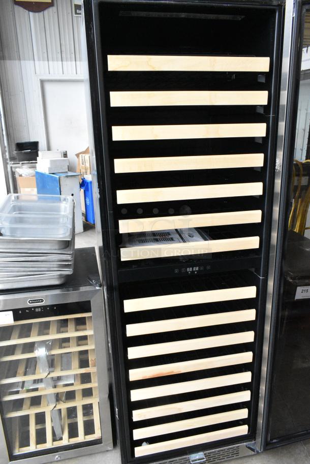 Whynter BWR-1642DZ 164 Bottle Built-in Stainless Steel Dual Zone Compressor Wine Refrigerator Merchandiser. 120 Volts, 1 Phase. Tested and Working! - Image 3 of 4