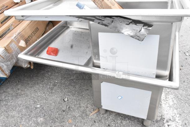 BRAND NEW SCRATCH AND DENT! Regency 600S1162018L Stainless Steel Single Bay Sink w/ Left Side Drain Board. No Legs. - Image 4 of 6