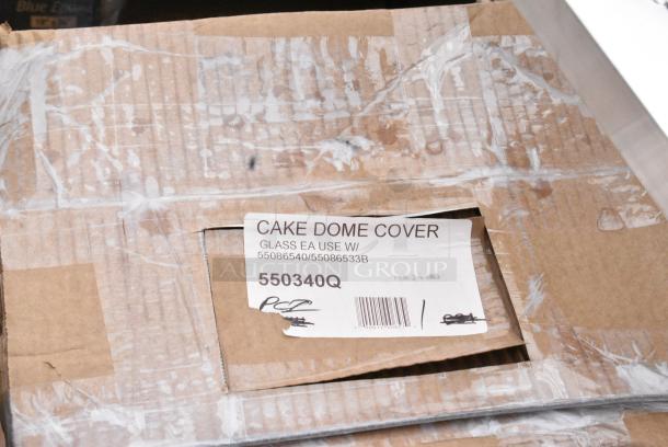 15 BRAND NEW! Boxes Including 600MBR48 Regency 48" Stainless Steel Mop / Broom Rack with 5 Holders, 475TCLD55GN Lavex 55 Gallon Green Round Commercial Trash Can Lid, 550340Q Anchor Hocking 340Q 11 1/4" Glass Canton Cake Dome, 600DUN202412 Regency 24" x 20" x 12" Aluminum Dunnage Rack - 1,500 lb. Capacity, Lavex 475TCLD20WH Lavex 20 Gallon White Round Commercial Trash Can Lid, 21810551H Cato 10551-H Chief Red Surface-Mounted Fire Extinguisher Cabinet with Hammer Attachment for 5 lb. Fire Extinguishers. 15 Times Your Bid! May Be Missing Pieces - Image 5 of 10