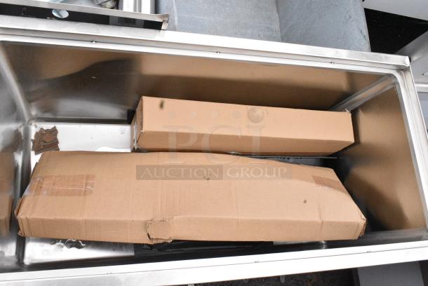 BRAND NEW SCRATCH AND DENT! Stainless Steel Bin - Image 4 of 6