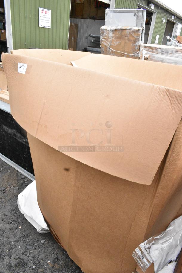 8 BRAND NEW SCRATCH AND DENT! Grossfillex High Top Metal Outdoor Table Bases. 8 Times Your Bid! - Image 2 of 2