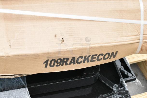 7 BRAND NEW SCRATCH AND DENT! Items Including Two 109RACKECON Steelton 20 Pan End Load Bun / Sheet Pan Rack - Unassembled, 600GT20 Regency 40 lb. 20 GPM Grease Trap with 3" Non-Threaded Connections, 3492430BBESP Lancaster Table & Seating 24" x 30" Wood Butcher Block Table Top with Espresso Finish, 600IB1836CP Regency 18" x 36" Underbar Ice Bin with 7 Circuit Post-Mix Cold Plate and Bottle Holders - 79 lb. 7 Times Your Bid! - Image 3 of 8
