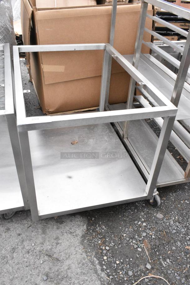 Metal Equipment Stand w/ Under Shelf on Commercial Casters. - Image 3 of 6