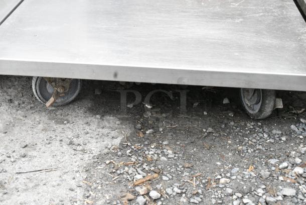Metal Equipment Stand w/ Under Shelf on Commercial Casters. - Image 4 of 6