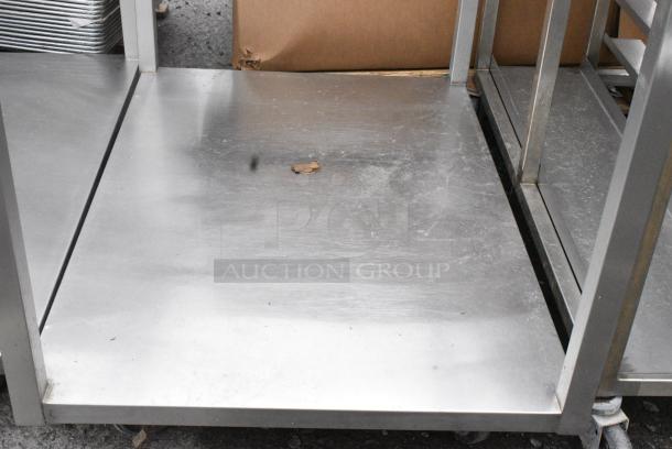 Metal Equipment Stand w/ Under Shelf on Commercial Casters. - Image 5 of 6