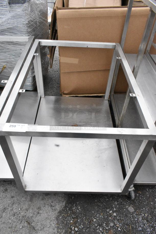 Metal Equipment Stand w/ Under Shelf on Commercial Casters. - Image 6 of 6
