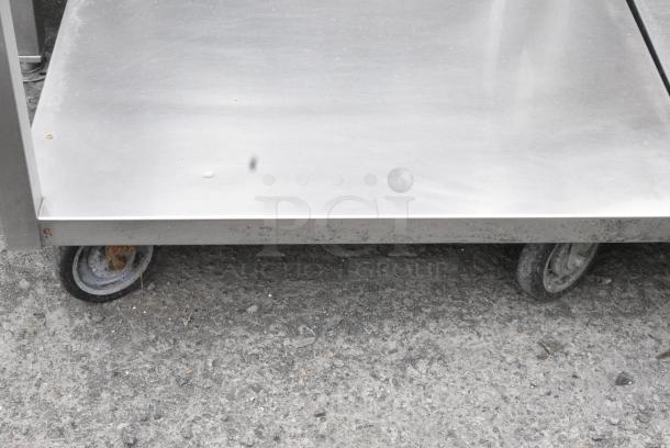 Metal Equipment Stand w/ Under Shelf on Commercial Casters. - Image 2 of 6