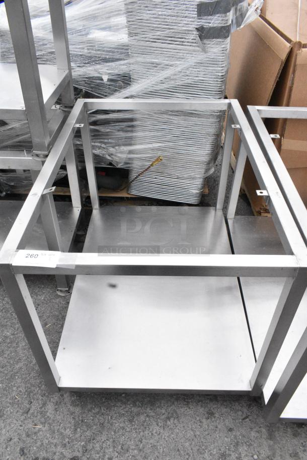 Metal Equipment Stand w/ Under Shelf on Commercial Casters. - Image 4 of 6