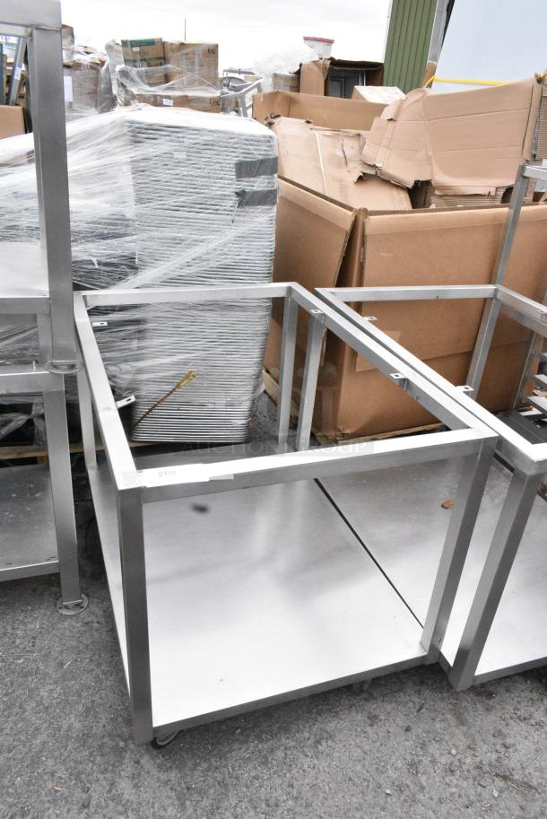 Metal Equipment Stand w/ Under Shelf on Commercial Casters. - Image 5 of 6