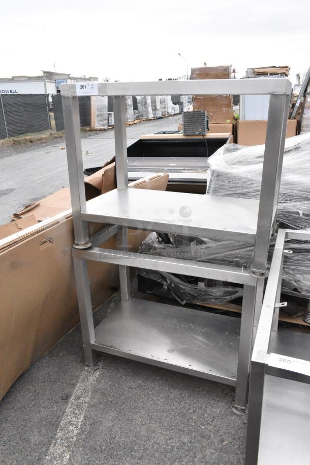 2 Metal Equipment Stand w/ Under Shelf. 2 Times Your Bid! - Image 2 of 5