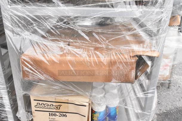 Metal Commercial Pan Transport Rack on Commercial Casters w/ Contents. - Image 6 of 9