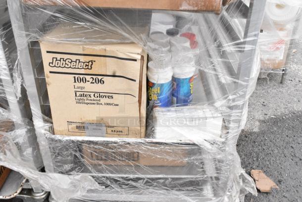 Metal Commercial Pan Transport Rack on Commercial Casters w/ Contents. - Image 7 of 9