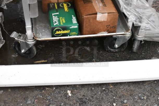 Metal Commercial Pan Transport Rack on Commercial Casters w/ Contents Including Baking Pans. - Image 4 of 9