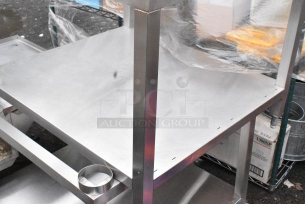 2 Metal Equipment Stand w/ Under Shelf. 2 Times Your Bid! - Image 5 of 6