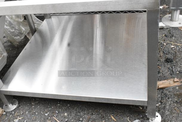 2 Metal Equipment Stand w/ Under Shelf. 2 Times Your Bid! - Image 6 of 6