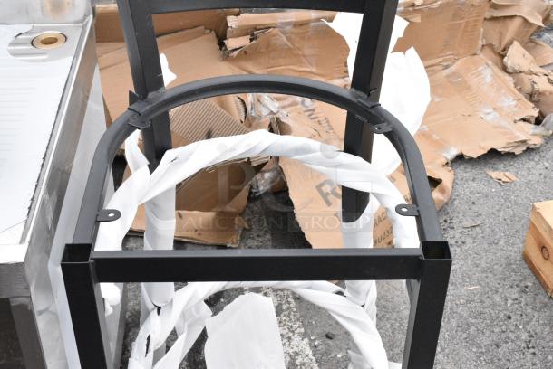 BRAND NEW SCRATCH AND DENT! Black Metal Bar Height Chair Frame. - Image 2 of 5