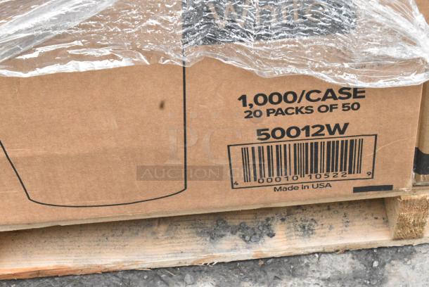 30 BRAND NEW SCRATCH AND DENT! Items Including 129MCS28B Choice 28 oz. Black Rectangular Microwavable Heavy Weight Container with Lid 8 3/4" x 6 1/4" x 1 3/4" - 150/Case, 50012W Choice 12 oz. White Poly Paper Hot Cup - 1000/Case, 130IC10BL UNPRINTED 10LB BLUE ICE BAGS 1000/CS, 500L1020B Choice Black Hot Paper Cup Travel Lid for 10-24 oz. Standard Cups and 8 oz. Squat Cups - 1000/Case, 500CC12HD 12 oz. Plastic Cold Cup - Designed for Use Without Lids - 1000/Case. 30 Times Your Bid! May Be Missing Pieces. - Image 7 of 18