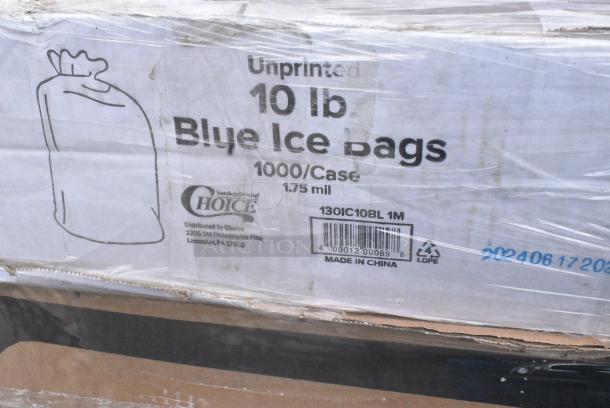 30 BRAND NEW SCRATCH AND DENT! Items Including 129MCS28B Choice 28 oz. Black Rectangular Microwavable Heavy Weight Container with Lid 8 3/4" x 6 1/4" x 1 3/4" - 150/Case, 50012W Choice 12 oz. White Poly Paper Hot Cup - 1000/Case, 130IC10BL UNPRINTED 10LB BLUE ICE BAGS 1000/CS, 500L1020B Choice Black Hot Paper Cup Travel Lid for 10-24 oz. Standard Cups and 8 oz. Squat Cups - 1000/Case, 500CC12HD 12 oz. Plastic Cold Cup - Designed for Use Without Lids - 1000/Case. 30 Times Your Bid! May Be Missing Pieces. - Image 17 of 18