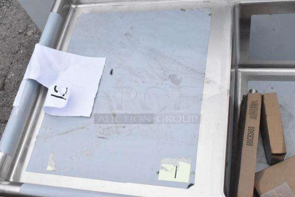 BRAND NEW SCRATCH AND DENT! Regency 600S32424224 Stainless Steel 3 Bay Sink w/ Dual Drain Boards. - Image 7 of 8