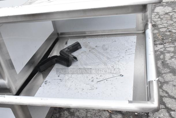 BRAND NEW SCRATCH AND DENT! Regency 600S3242424C Stainless Steel Commercial L Shaped 3 Bay Sink w/ Dual Drain Boards. Bays 24x24x14. Drain Boards 22x25 - Image 4 of 6