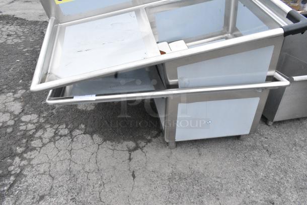 BRAND NEW SCRATCH AND DENT! Regency 600S1242424L Stainless Steel Single Bay Sink w/ Left Side Drain Board. No Legs. - Image 2 of 6