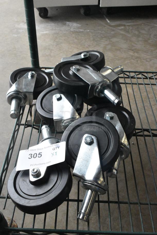 ALL ONE MONEY! Lot of 8 Commercial Casters. - Image 1 of 4