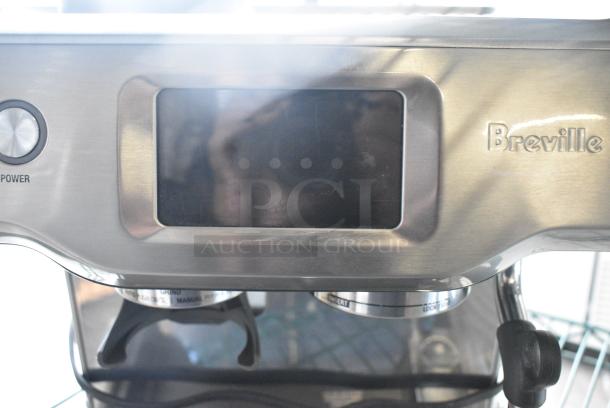 LIKE NEW! Breville BES880 BSS /C Countertop Espresso Machine. 120 Volts, 1 Phase. - Image 5 of 17