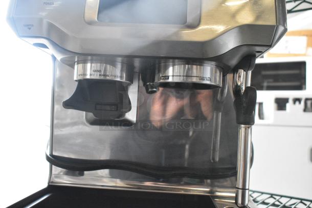 LIKE NEW! Breville BES880 BSS /C Countertop Espresso Machine. 120 Volts, 1 Phase. - Image 6 of 17