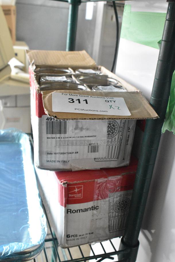 2 BRAND NEW SCRATCH AND DENT! Boxes of 6 49123Q0TJ Water Glasses. 3x4-3/4. 2 Times Your Bid! - Image 2 of 4