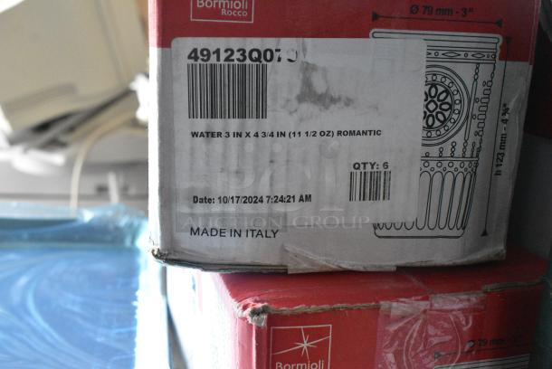 2 BRAND NEW SCRATCH AND DENT! Boxes of 6 49123Q0TJ Water Glasses. 3x4-3/4. 2 Times Your Bid! - Image 4 of 4