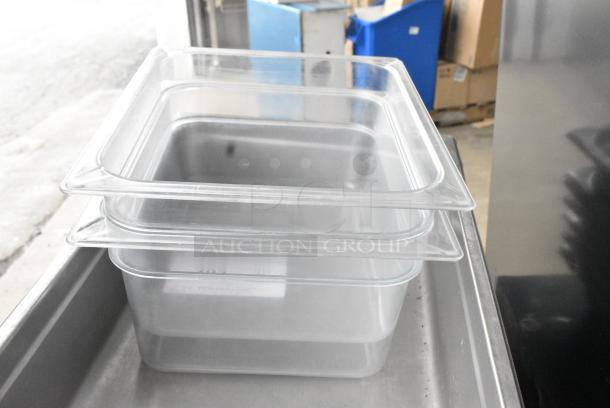 12 Various Items Including Stainless Steel Drop In Bins and Poly Clear Drop In Bins. 12 Times Your Bid! - Image 2 of 4