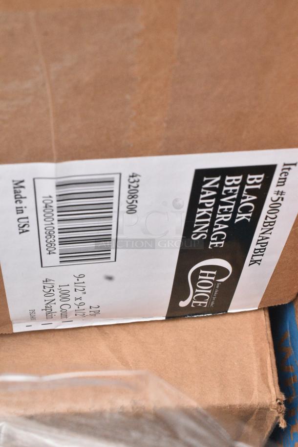 26 BRAND NEW SCRATCH AND DENT! Items Including 347BP9BL Choice 9" Blue Plastic Plate - 500/Case, 612FFL1230 Choice Foil Steam Table Pan Lid - Full Size - 50/Case, 500TW7 Choice 7 oz. Translucent Thin Wall Plastic Cold Cup - 2500/Case, Choice 12 oz. White Double Poly-Coated Paper Food Cup - 1000/Case 760SOUP12WB, 394345XL Noble NexGen Powder-Free Disposable Black Hybrid 3 Mil Thick Gloves - Extra Large - 1000/Case. 26 Times Your Bid! - Image 11 of 11