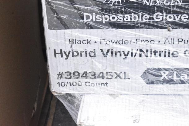 35 BRAND NEW SCRATCH AND DENT! Items Including 394345XL Noble NexGen Powder-Free Disposable Black Hybrid 3 Mil Thick Gloves - Extra Large - 1000/Case, 500CC16 Choice Clear PET Customizable Plastic Cold Cup - 16 oz. - 1000/Case, 612605070 Choice Full Size Foil Steam Table Pan Deep 3 3/8" Depth - Full Size Deep - 50/Case, 395TO993 EcoChoice 9" x 9" x 3" Compostable Sugarcane / Bagasse 3 Compartment Takeout Container - 200/Case, 395RP10 EcoChoice Compostable No PFAS Added Bamboo / Bagasse 10" Plate 3 Compartment - 500/Case, 612509L LID 9" FOIL LAM BOARD 500. 35 Times Your Bid! - Image 5 of 11