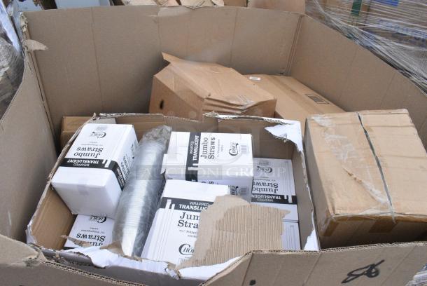 15 BRAND NEW SCRATCH AND DENT! Items Including 999WJ7TN Choice 7 3/4" Jumbo Clear Wrapped Straw - 500/Box, Squeezer. 15 Times Your Bid! - Image 2 of 10