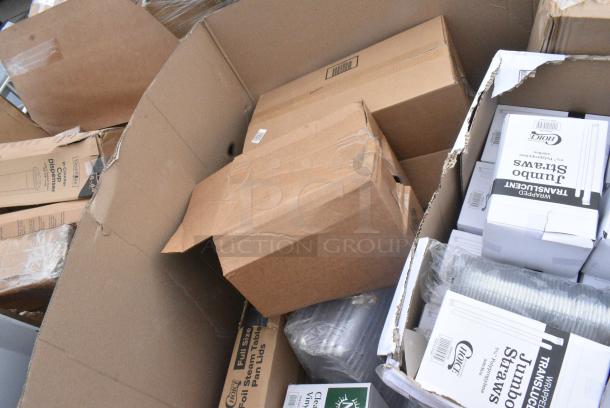 15 BRAND NEW SCRATCH AND DENT! Items Including 999WJ7TN Choice 7 3/4" Jumbo Clear Wrapped Straw - 500/Box, Squeezer. 15 Times Your Bid! - Image 4 of 10
