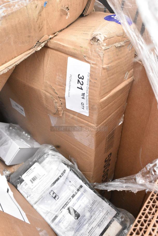 BRAND NEW SCRATCH AND DENT! Regency 600ES3030G 30" x 30" 16-Gauge Stainless Steel Equipment Stand with Galvanized Undershelf. May Be Missing Pieces. - Image 1 of 2