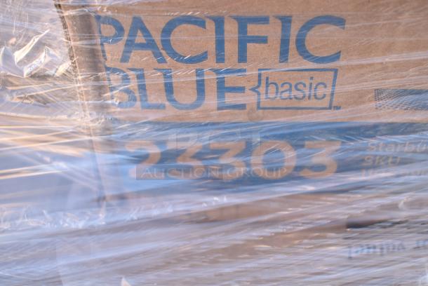 26 BRAND NEW! Boxes Including 394365L Noble Products Powder-Free Disposable Clear Vinyl Gloves for Foodservice - Large - 1000/Case,130BKFKSNSPH Choice Black Heavy Weight Wrapped Polystyrene Plastic Cutlery Pack with Napkin and Salt and Pepper Packets - 500/Case, 129MCR38B Choice 38 oz. Black 7" Round Microwavable Heavy Weight Container with Lid - 150/Case, 395RP09 EcoChoice No PFAS Added Bamboo / Bagasse Blend 9" Plate - 500/Case, 130BKFKSNSPX500 Choice Black Extra Heavy Weight Wrapped Polystyrene Plastic Cutlery Pack with Napkin and Salt and Pepper Packets - 500/Case, BWKTRANSCUP7CT 7 OZ TRANSLUCENT PLASTIC CUP 2500/CS, 127P400C Choice 4 oz. Clear Plastic Souffle Cup / Portion Cup - 2500/Case, 760IC16W Choice 16 oz. White Paper Frozen Yogurt / Soup / Food Cup - 1000/Case. 26 Times Your Bid! - Image 12 of 19